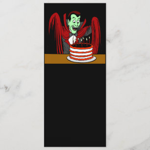 Dracula Vampire Halloween Geburtstag Karte