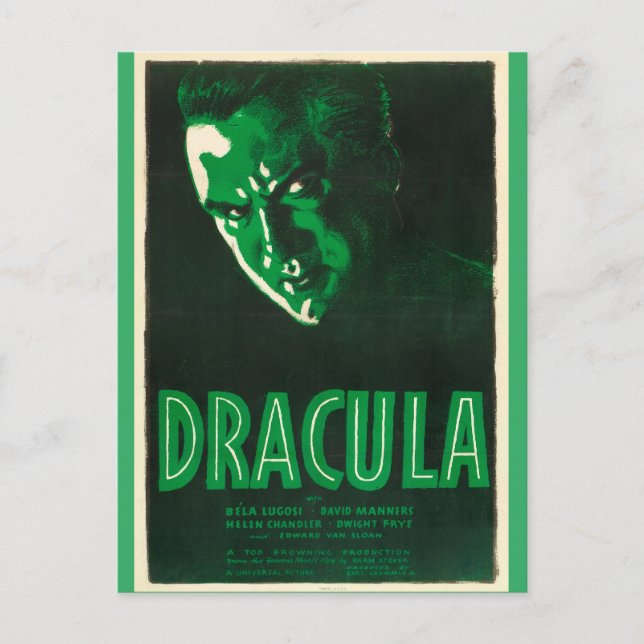Dracula - Vintager Film Postkarte (Vorderseite)