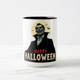 Dracula wünscht Ihnen eine wunderschöne Nacht Zweifarbige Tasse