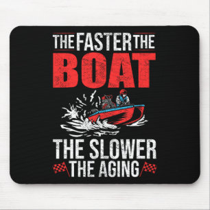 Drag-Booting-Bootfahrer-Rennfahrer-Bootfahrer-Drag Mousepad