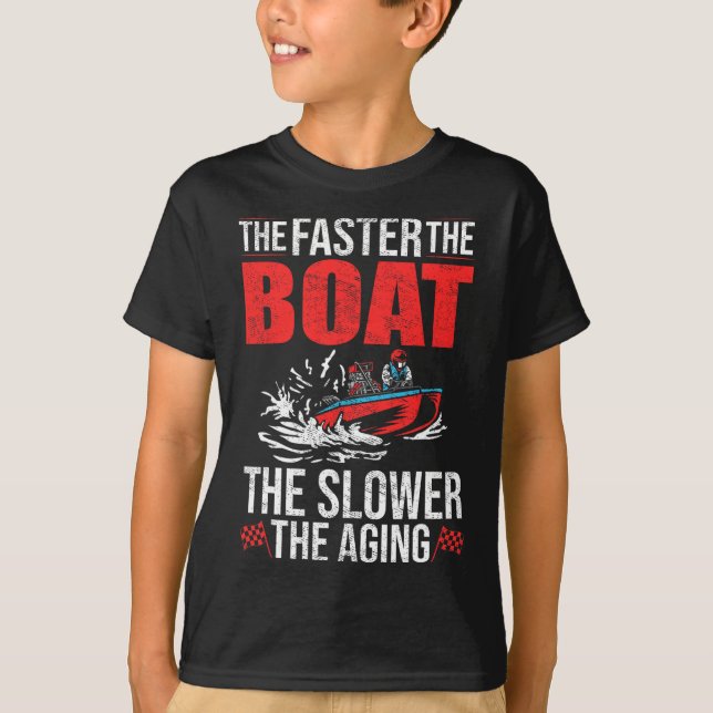 Drag-Booting-Bootsfahrer-Rennbootfahrer-Drag-Boot T-Shirt (Vorderseite)