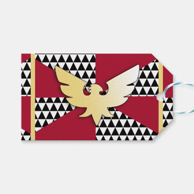 Drag Pride-Flag Geschenkanhänger (Vorderseite (Horizontal))