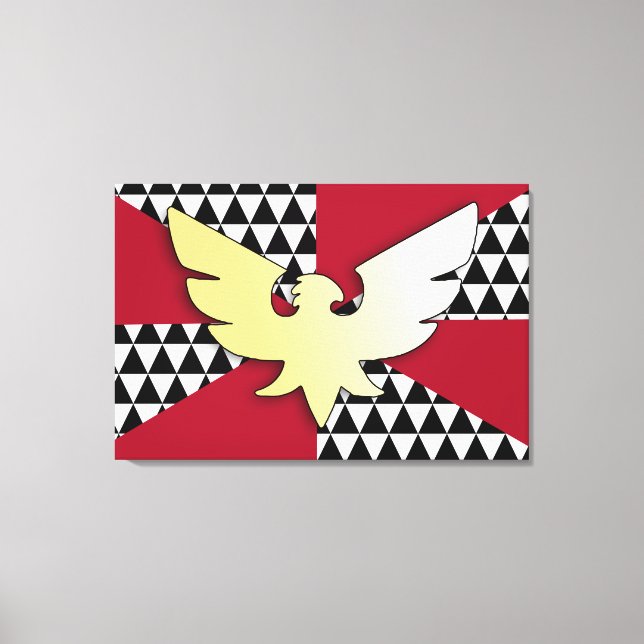 Drag Pride-Flag Leinwanddruck (Vorderseite)
