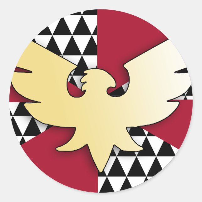 Drag Pride-Flag Runder Aufkleber (Vorderseite)