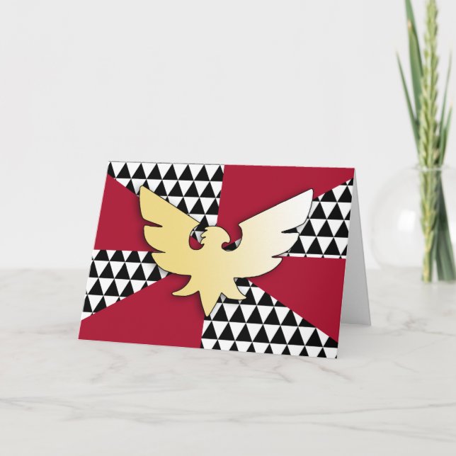 Drag Pride-Flagge Feiertagskarte (Vorderseite)