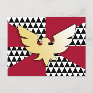 Drag Pride-Flagge Postkarte
