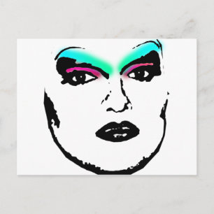 Drag Queen Postkarte
