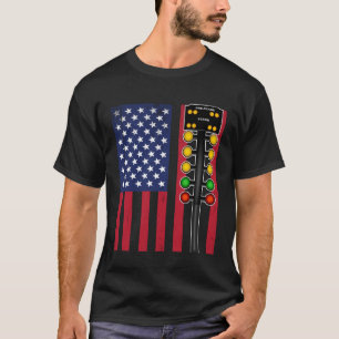 Drag Racing Car Track Quarter Mile Racer Slogan T-Shirt