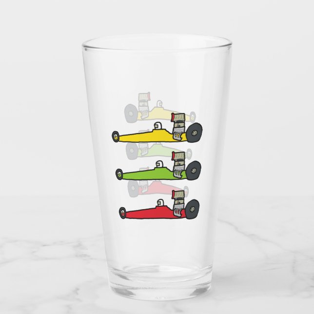 Drag Racing Glas (Vorderseite)