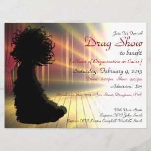 Drag Show Benefit Custom Invitations