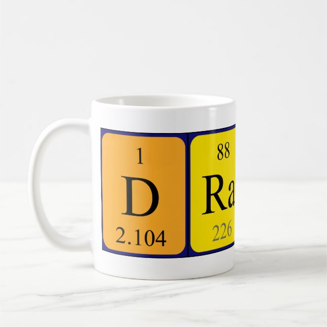 Dragana Periodenname Tasse (Links)