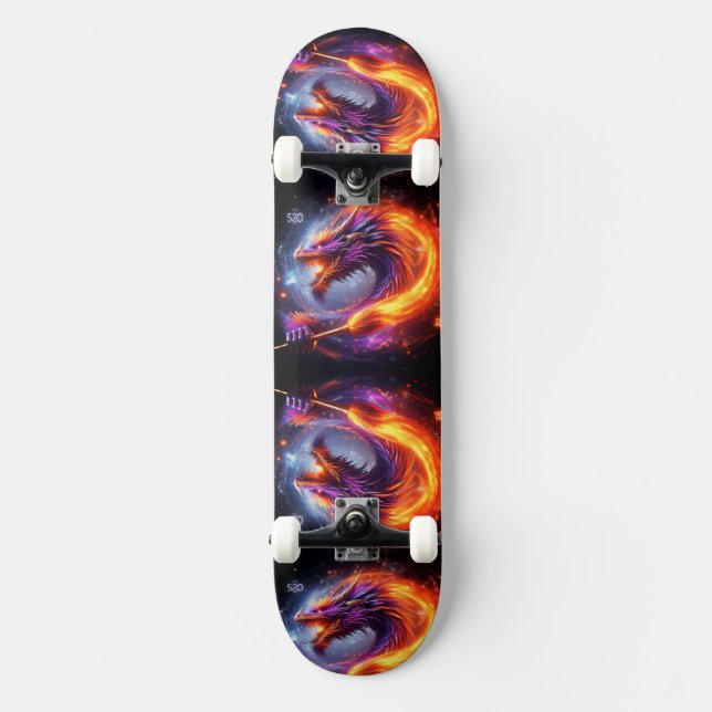 Dragão Místico Skateboard (Vorderseite)