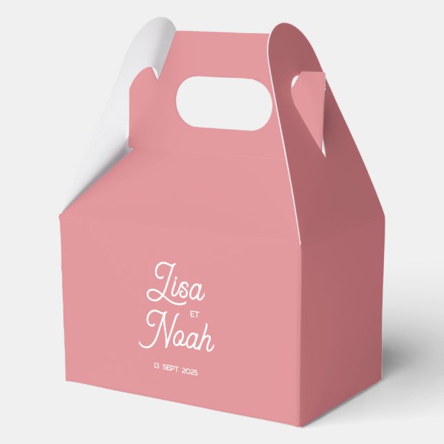Dragebehälter - Colorus Rose Geschenkschachtel (Rückseite)