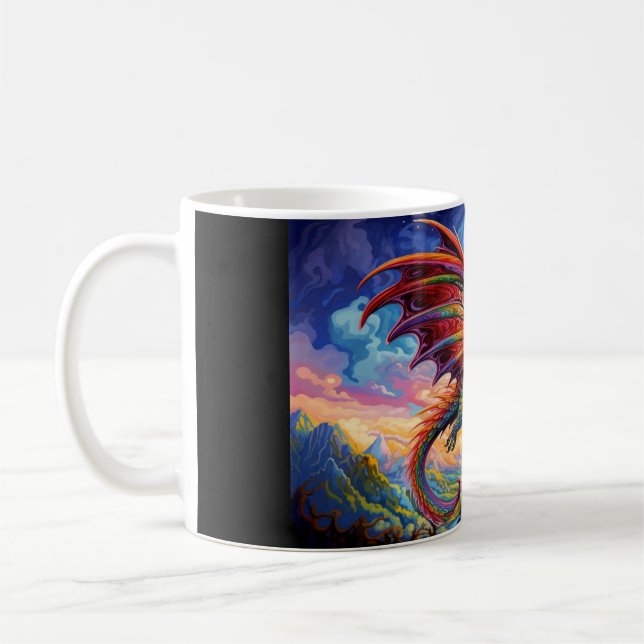 Dragon #1 Café Mug (Gauche)