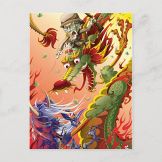 Dragon-9 Postkarte