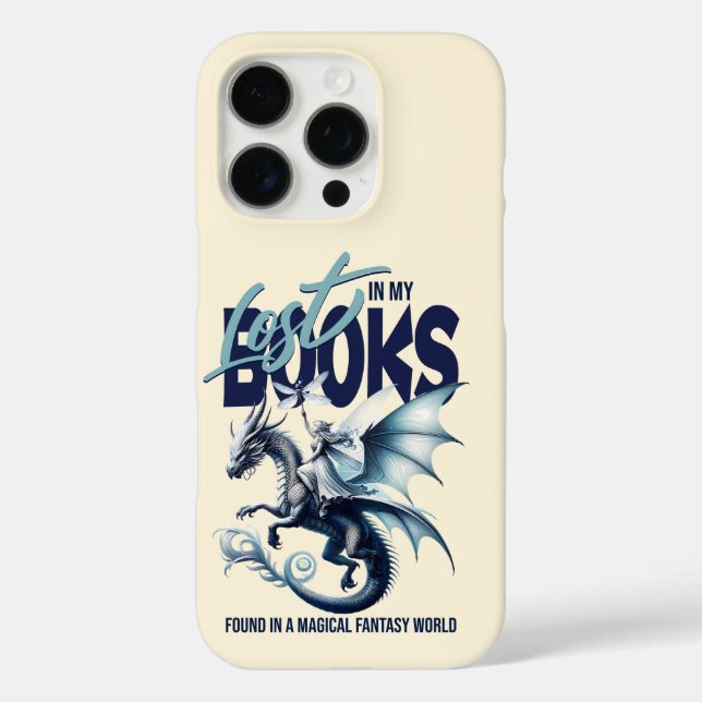 Dragon and Fairy & Fantasy - Buchliebhaber zitiere iPhone 16 Pro Hülle (Rückseite)