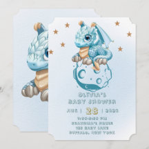 Dragon Aquamarine Astroid Boy Baby Dusche