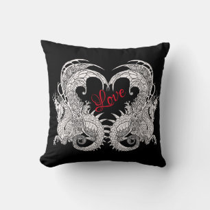 Dragon Art Nouveau Kissen