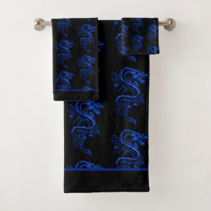 Dragon asiatique bleu