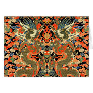 Dragon asiatique chinois Art coloré