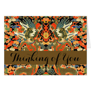 Dragon asiatique chinois Art coloré