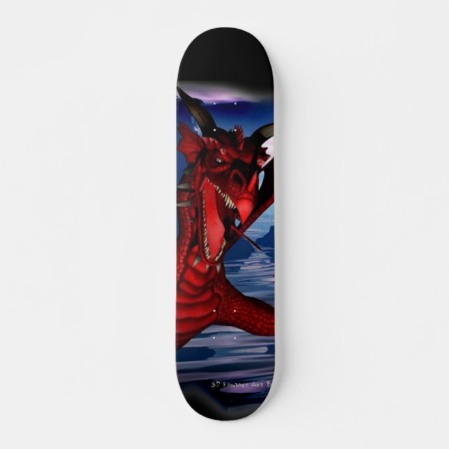 Dragon Attack 3D Imaginaire Skateboard (Devant)