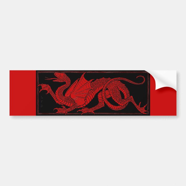 Dragon Autoaufkleber (Vorne)