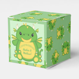 Dragon Baby Shower Green Geschenkschachtel