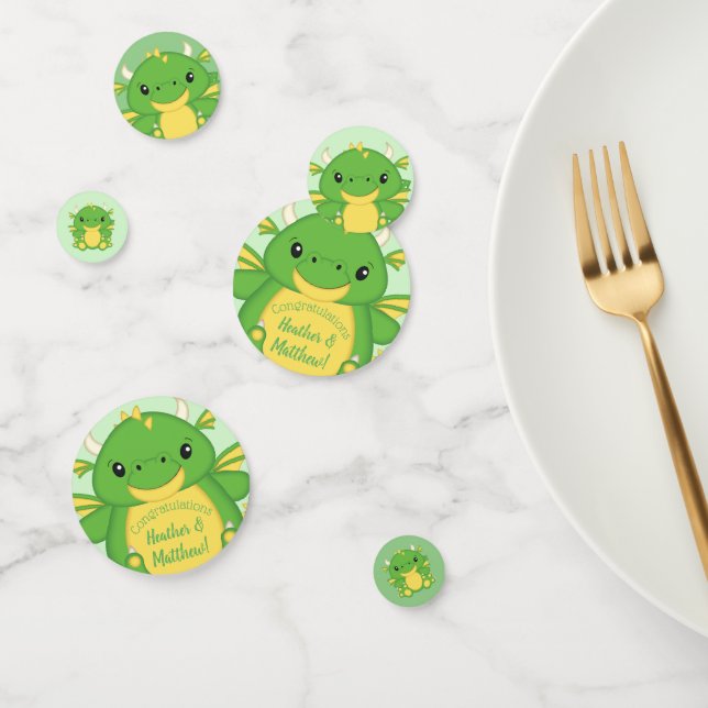 Dragon Baby Shower Konfetti (Gruppe)