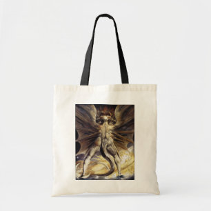Dragon Bag: Großer Roter Drache von William Blake Tragetasche