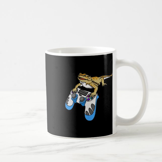 Dragon Bartded Dragons Lizard Kaffeetasse (Rechts)