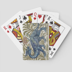 "Dragon"-Bauart für eine Fliese (w/c auf Papier) Spielkarten