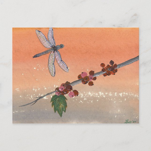 "Dragon Berries" Postkarte (Vorderseite)