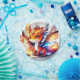 Dragon Birthday Pappteller