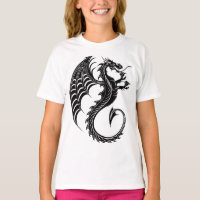 Dragon Black Shape Tattoo Style
