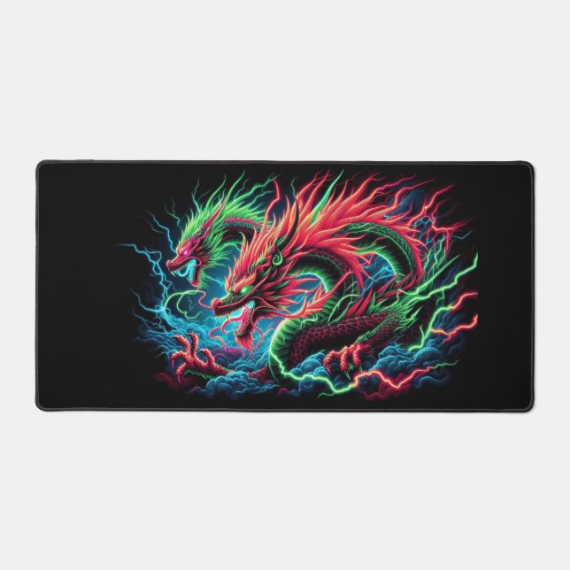 Dragon Blacklight Design, Workstation Schreibtischunterlage (Vorderseite)