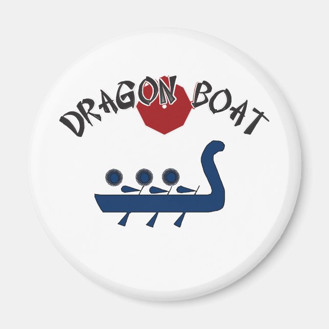 Dragon Boat Kühlschrank Magnet (Vorne)
