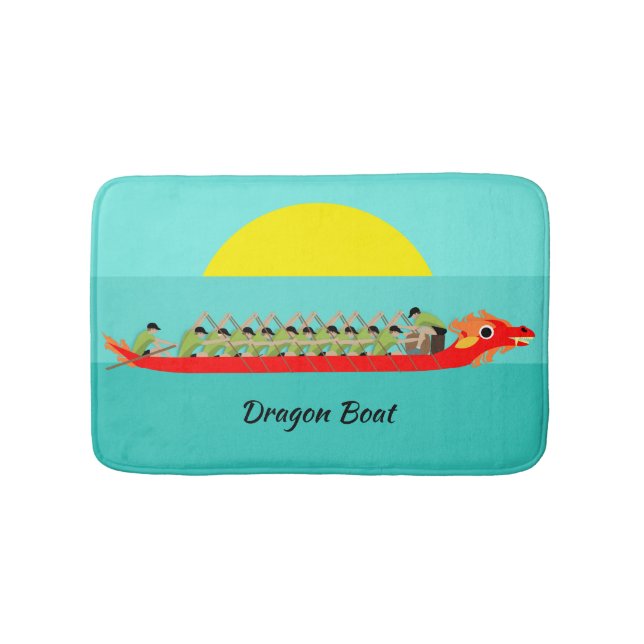 Dragon Boat Racing Badematte (Vorderseite)