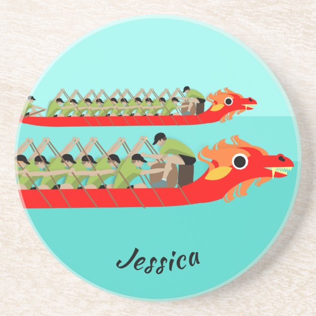 Dragon Boat Racing Getränkeuntersetzer (Vorne)