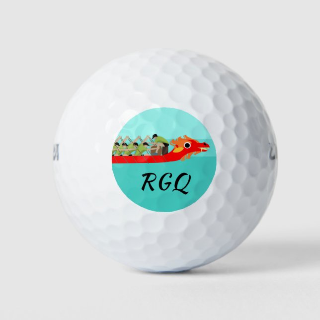 Dragon Boat Racing Golfball (Vorderseite)