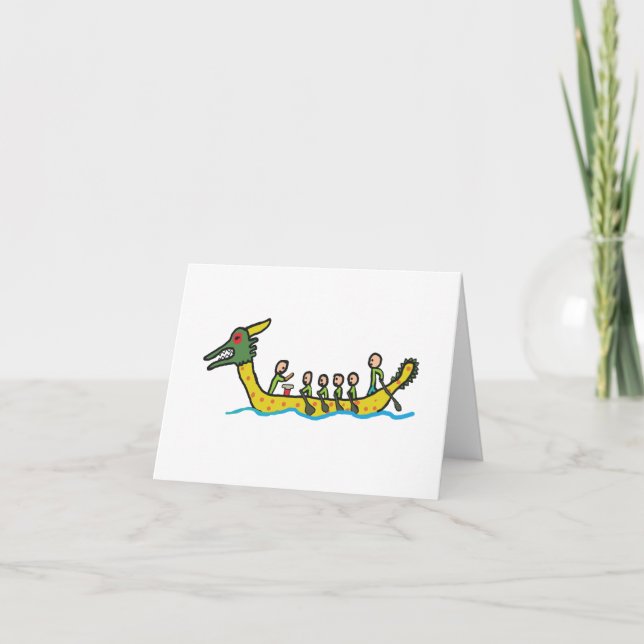 Dragon Boat Racing Karte (Vorderseite)