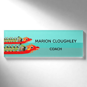 Dragon Boat Racing Namenschild