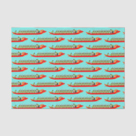 Dragon Boat Racing Seidenpapier