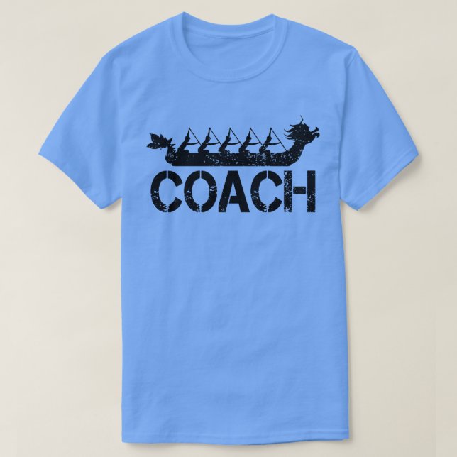Dragon Boat Racing Team Coach T-Shirt (Design vorne)
