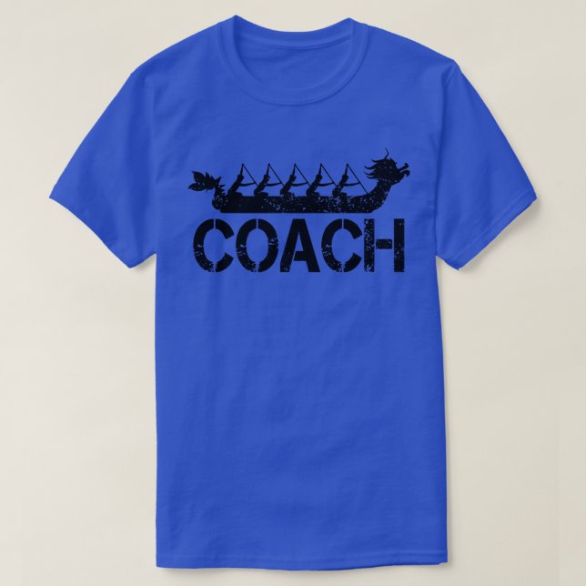 Dragon Boat Racing Team Coach T-Shirt (Design vorne)