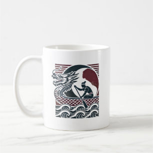 Dragon Boat Racing - Vintager Paddler Kaffeetasse