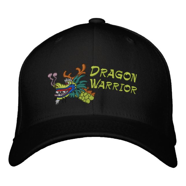 Dragon boat Warrior Bestickte Kappe (Vorderseite)