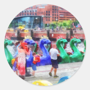 Dragon Boats Baltimore MD Runder Aufkleber
