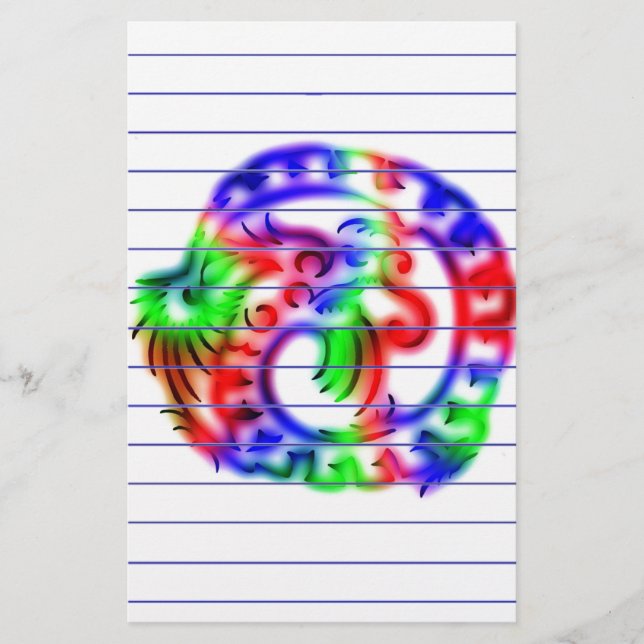 Dragon Briefpapier (Vorderseite)