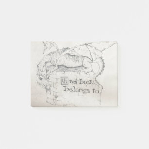 Dragon-Buchzeichen Post-it Klebezettel